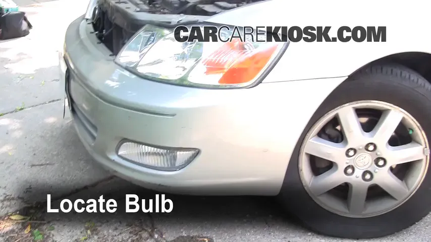 2000 Toyota Avalon XLS 3.0L V6 Éclairage Feu antibrouillard (remplacer l'ampoule)